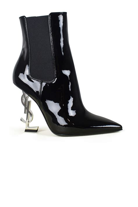 ysl boot silver heels|YSL heels images.